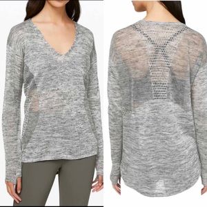 New Lululemon Still Movement Sweater Sz 6